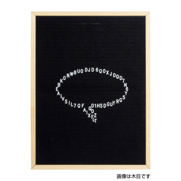 レターボード L 600×900 ブラック 木目風 店舗用品 販促POP メッセージボード