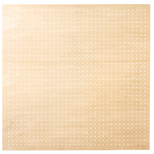 有孔パネル 角バー 900×900シナ柄 店舗用品 販促用品 陳列什器 有孔ボード パンチングボード DIY diy
