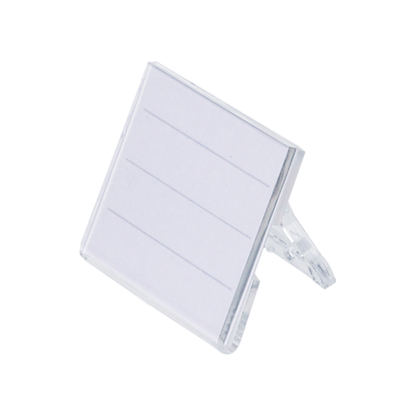 ラチェットカード立 ピン無 中 UR-1 店舗用品 販促POP カードスタンド アクリル