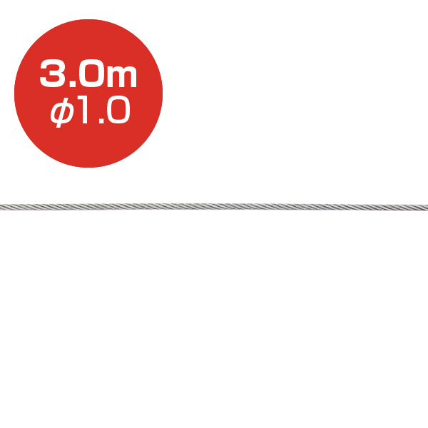 アラカワ ストレートワイヤー φ1.0 3m