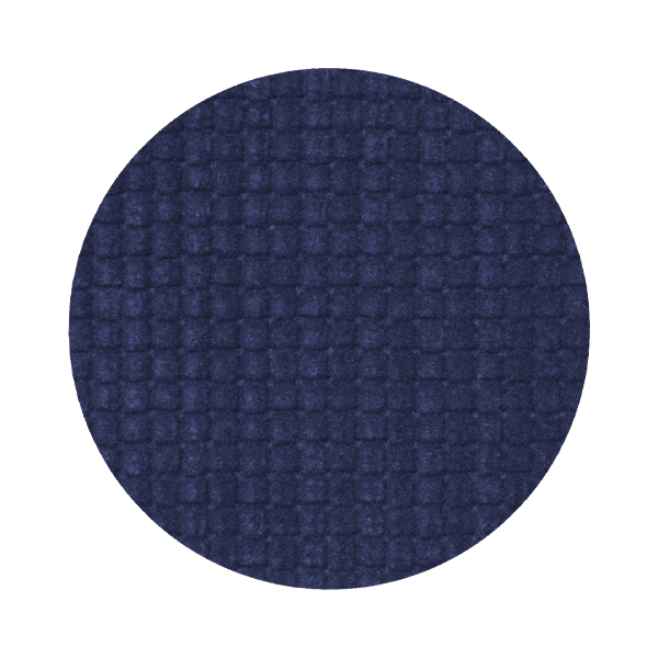 コースター #330 丸 スウェード ブルー