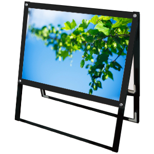 黒スタンド BPSSK-A1YRB 両面 アルミアルマイト仕上げ 黒 W920×H970mm A1横