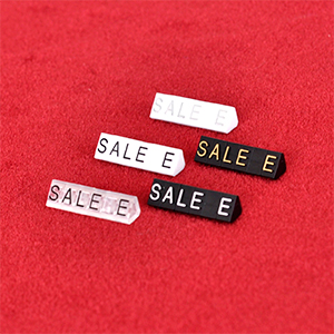 ニュープライスキューブ補充S用 SALE 白/銀文字