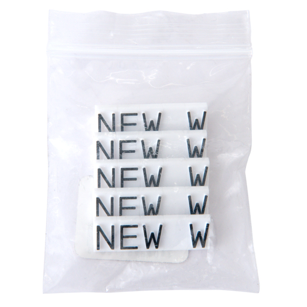 ニュープライスキューブ補充L用 NEW 白/黒文字