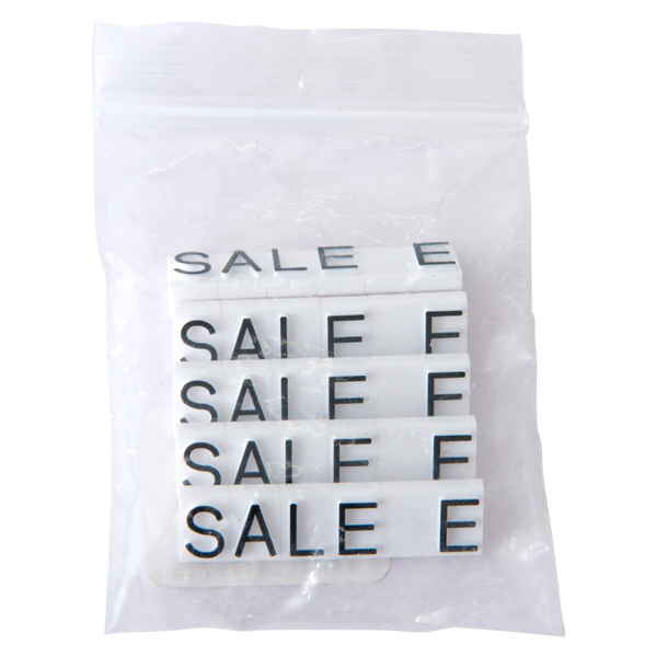 ニュープライスキューブ補充L用 SALE 白/黒文字