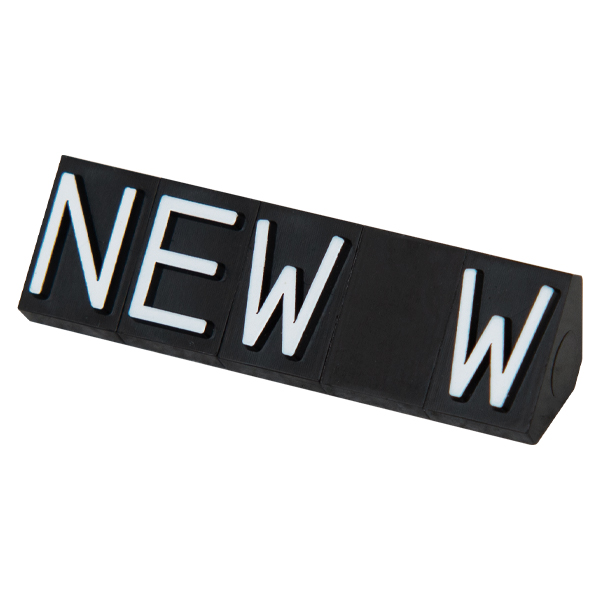 ニュープライスキューブ補充Ｌ用 NEW 黒/白文字