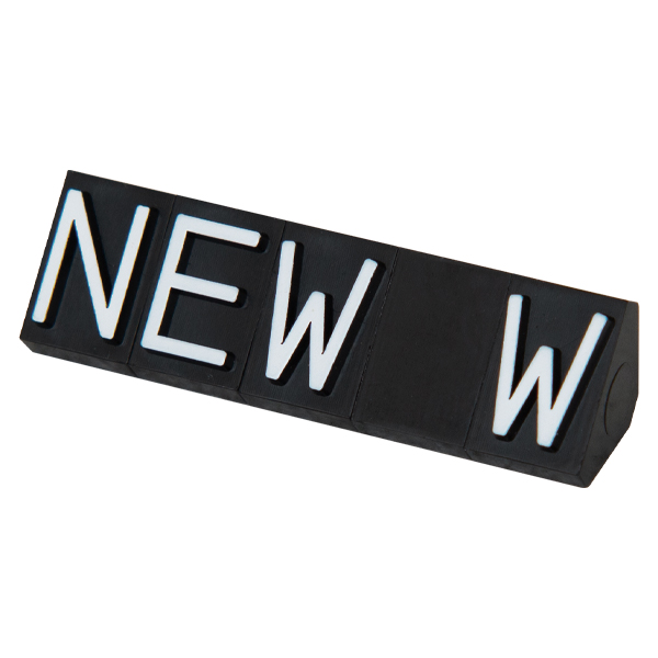ニュープライスキューブ補充L用 NEW 黒/白文字