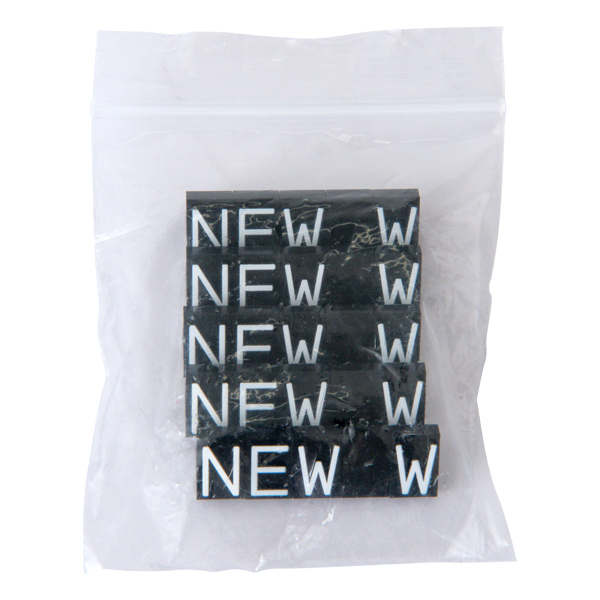 ニュープライスキューブ補充L用 NEW 黒/白文字