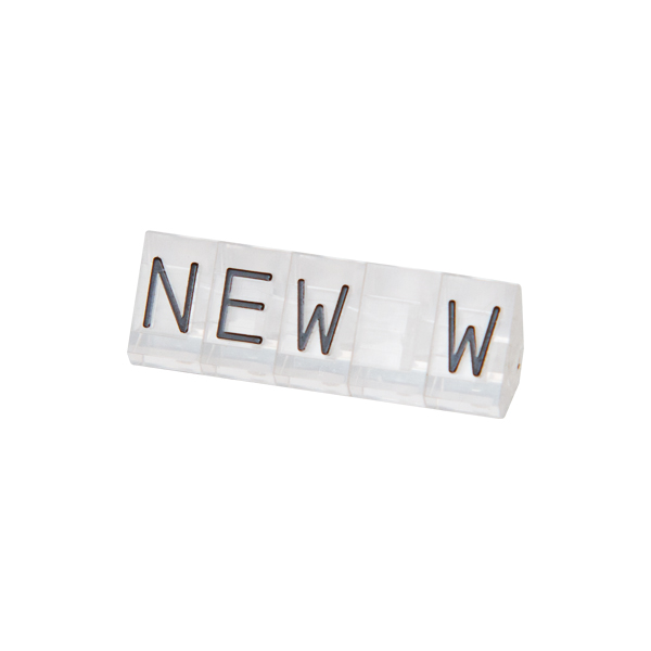 ニュープライスキューブ補充M用 NEW 透明/黒文字
