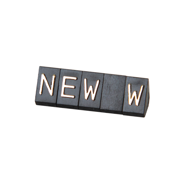 ニュープライスキューブ補充M用 NEW 黒/金文字