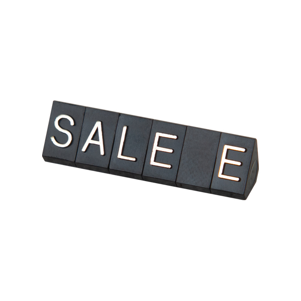 ニュープライスキューブ補充M用 SALE 黒/金文字