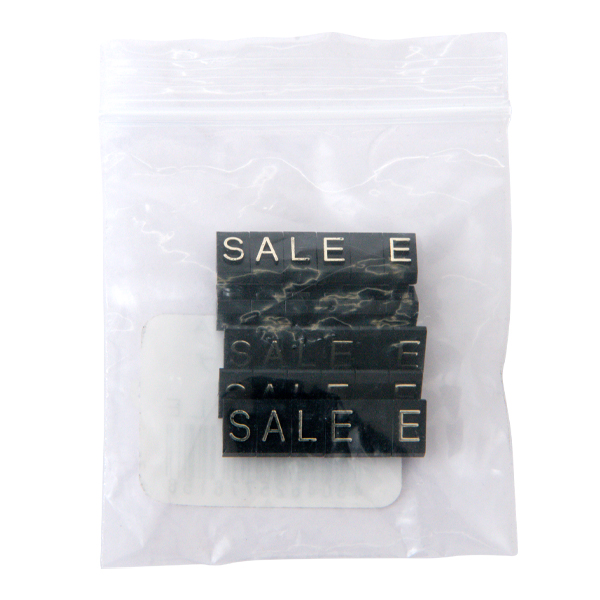 ニュープライスキューブ補充M用 SALE 黒/金文字