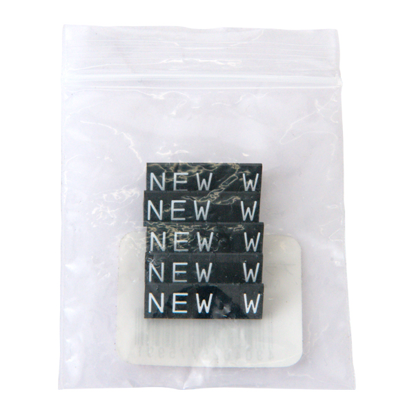 ニュープライスキューブ補充M用 NEW 黒/白文字