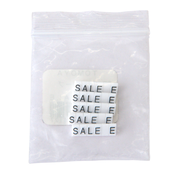 ニュープライスキューブ補充S用 SALE 白/黒文字