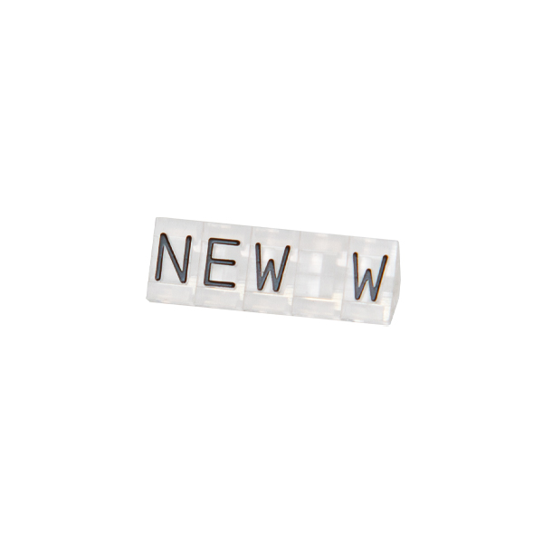 ニュープライスキューブ補充S用 NEW 透明/黒文字