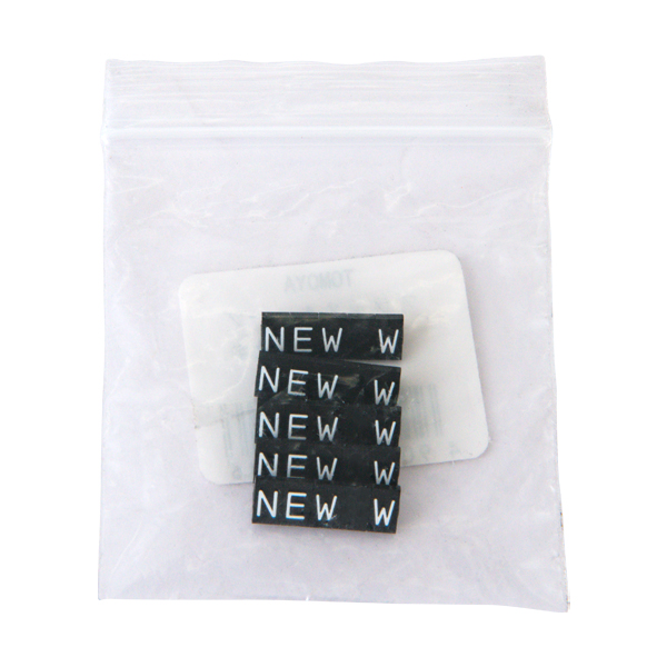 ニュープライスキューブ補充S用 NEW 黒/白文字