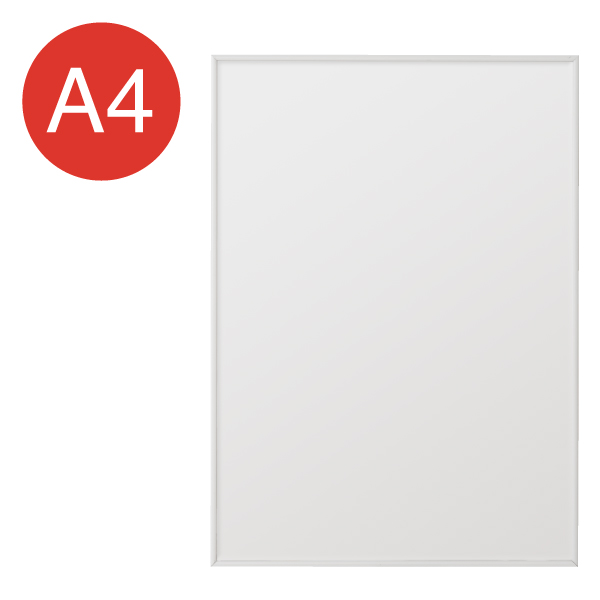 アモット A4 ホワイト ポスターパネル アルミフレーム