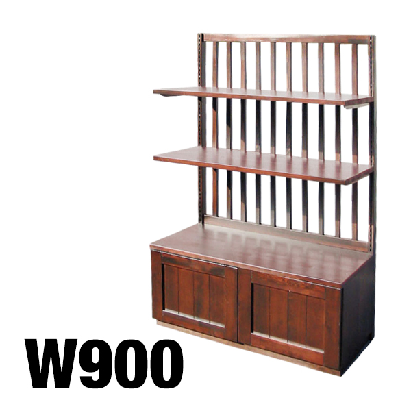 52660 ウッドコンポ和装格子 扉 W900 昔色