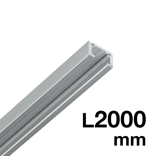 ピクチャーレール MC-10 2000 シルバー 店舗用品 展示 イベント 壁掛け