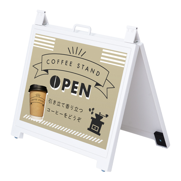 キャリーA(折りたたみ式スタンド看板) - 店舗用品のミセダス