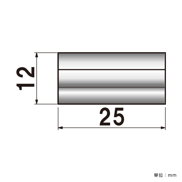 ポピック No.12-WN-25 両ナットタイプ 化粧ビスφ12×25mm