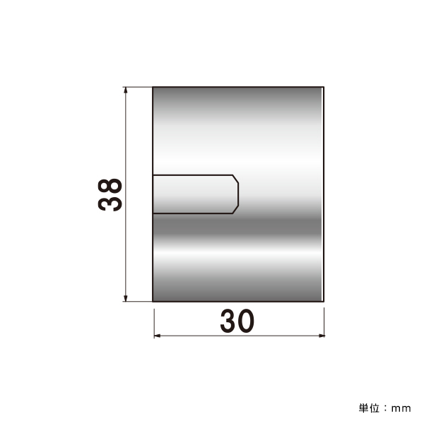 ポピック No.38-N-30 ナットタイプ 化粧ビスφ38×30mm