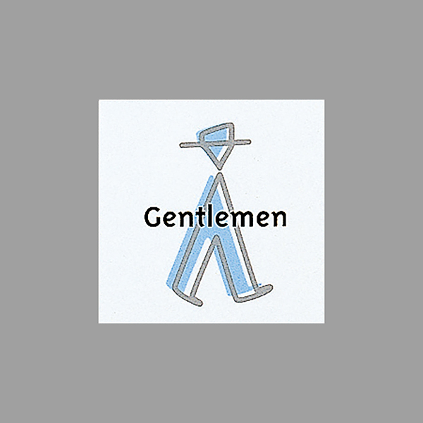 サインプレート AGS101-501 Gentlemen
