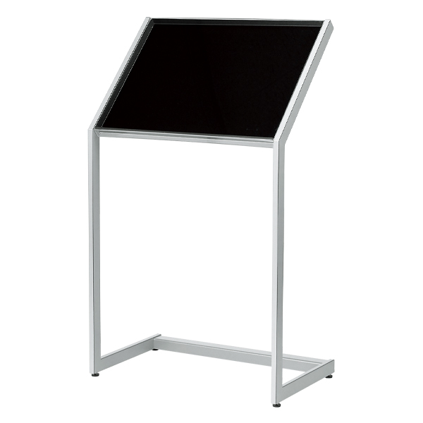 メニュースタンド2357 600×450 ブラック透明アクリル付面板サイズW600×H450mm