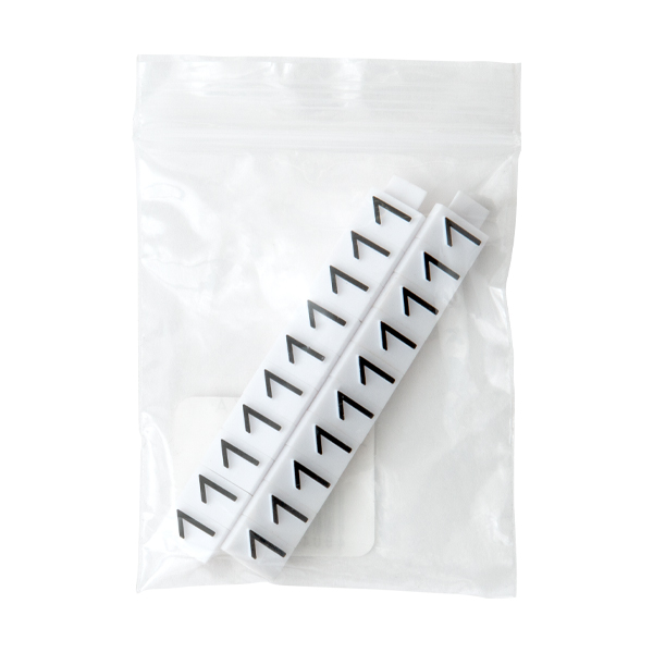ニュープライスキューブ補充用 L用 単品 白/黒文字 1