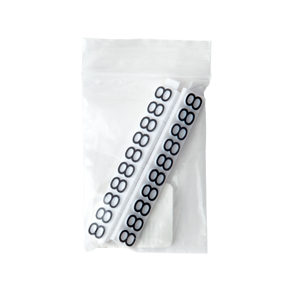 ニュープライスキューブ補充用 L用 単品 白/黒文字 8