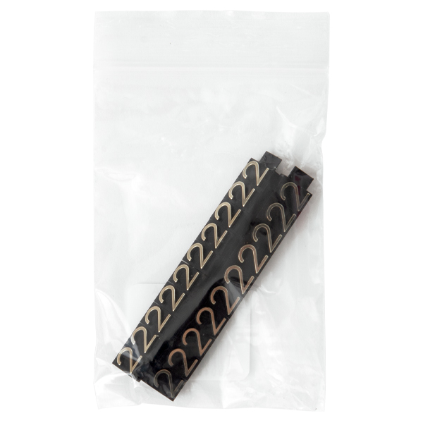 ニュープライスキューブ補充用 L用 単品 黒/金文字 2