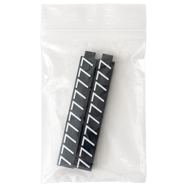 ニュープライスキューブ補充用 L用 単品 黒/白文字 7