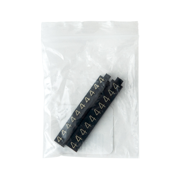 ニュープライスキューブ補充用 M用 単品 黒/金文字 4