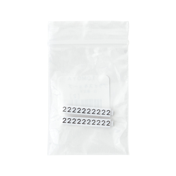 ニュープライスキューブ補充用 S用 単品 白/黒文字 2