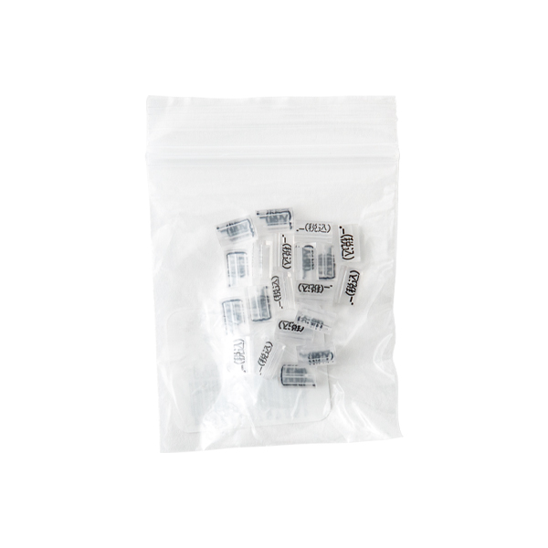 ニュープライスキューブ補充用 S用 単品 透明/黒文字 .-(税込)