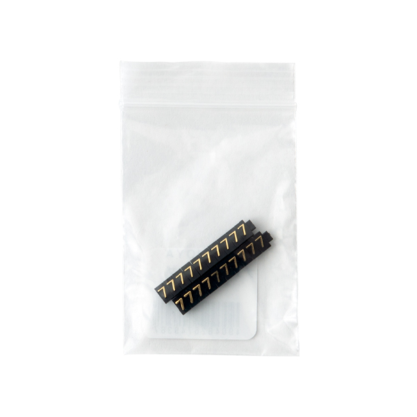 ニュープライスキューブ補充用 S用 単品 黒/金文字 7