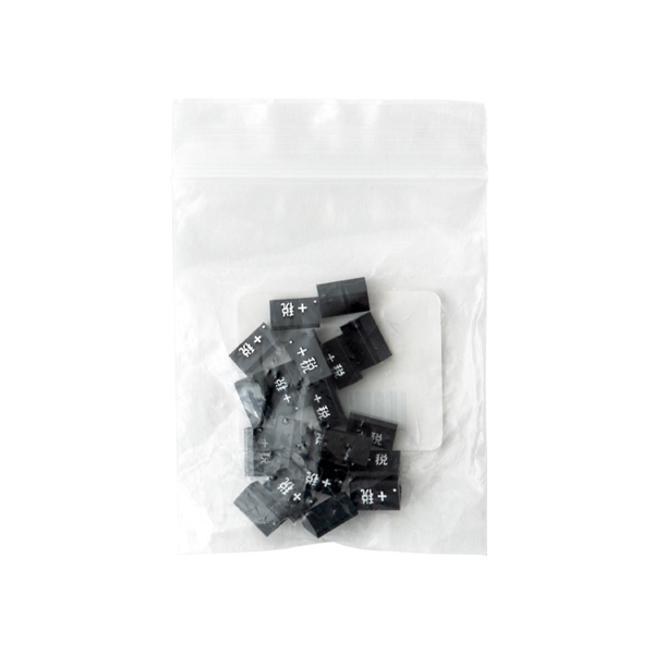 ニュープライスキューブ補充用 S用 単品 黒/白文字 +税