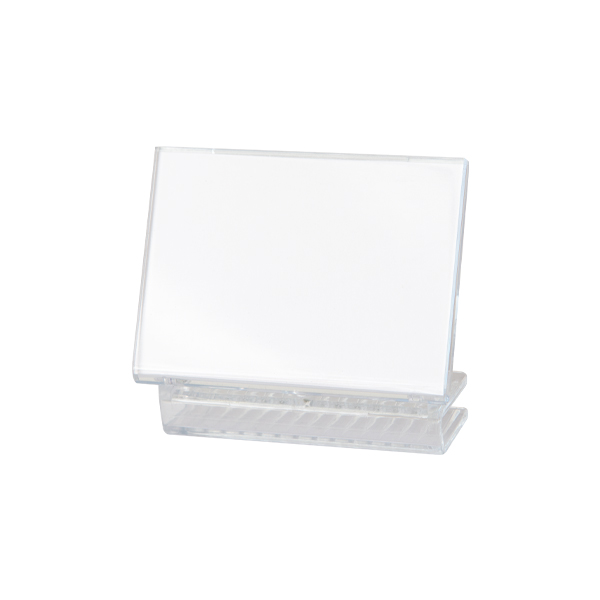 リクライニングカードホルダー DC-G3 販促POP カード立て L型 傾斜タイプ カードスタンド ポップケース POPスタンド
