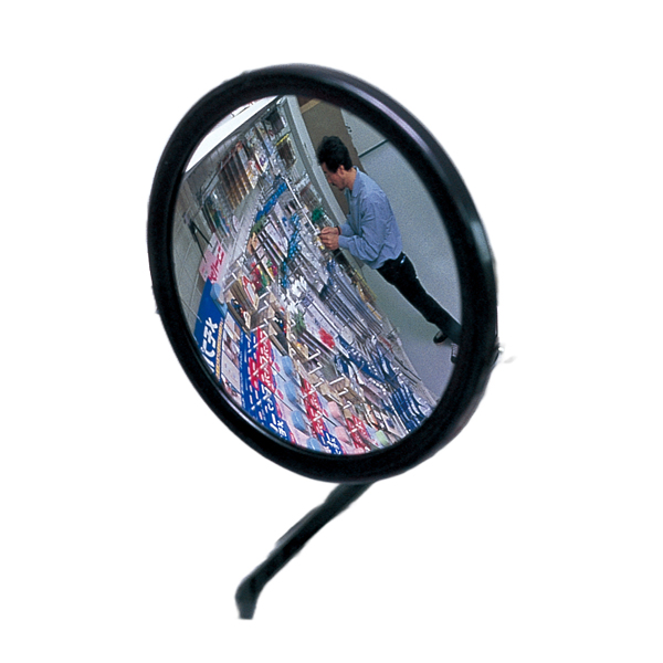 ガレージミラー GM-121 店舗用品 運営備品 防犯用品 防犯ミラー クリップ式