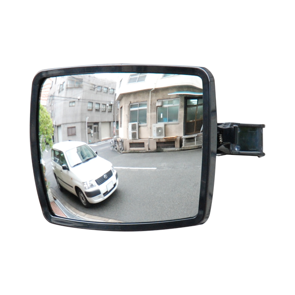 ワイドミラー Gk-124 店舗用品 運営備品 防犯用品 防犯ミラー クリップ式