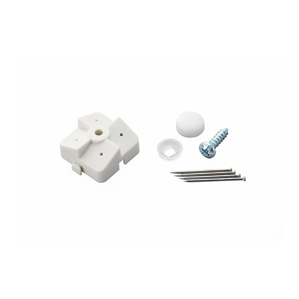 石膏ボード用止め具 白4セット入PBST-2 店舗用品 販促用品 陳列什器 有孔パネル 有孔ボード