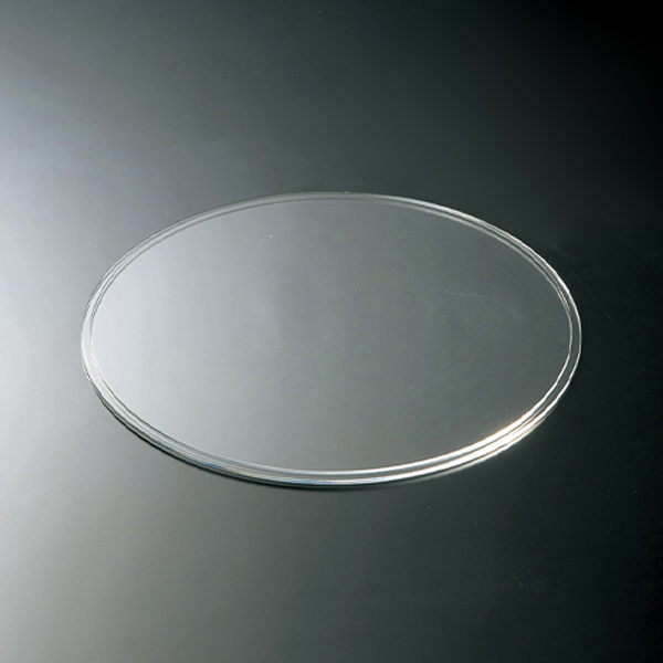 アクリル丸型ケース用丸蓋 φ200mm ACL-112 蓋ずれ防止付 透明アクリル5mm厚