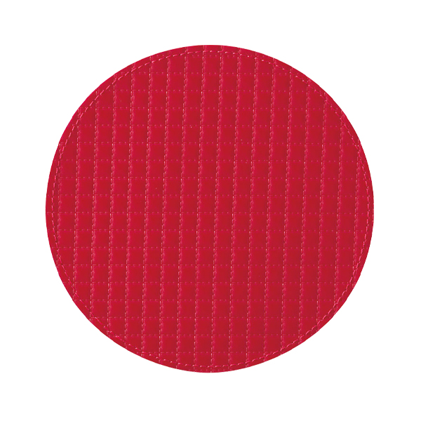 合皮キルトアイスペール 丸 LM-33 レッド