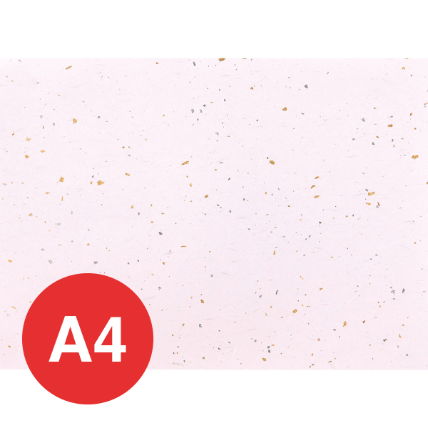 OA和紙金銀雲竜(A4) OA-41 ピンク