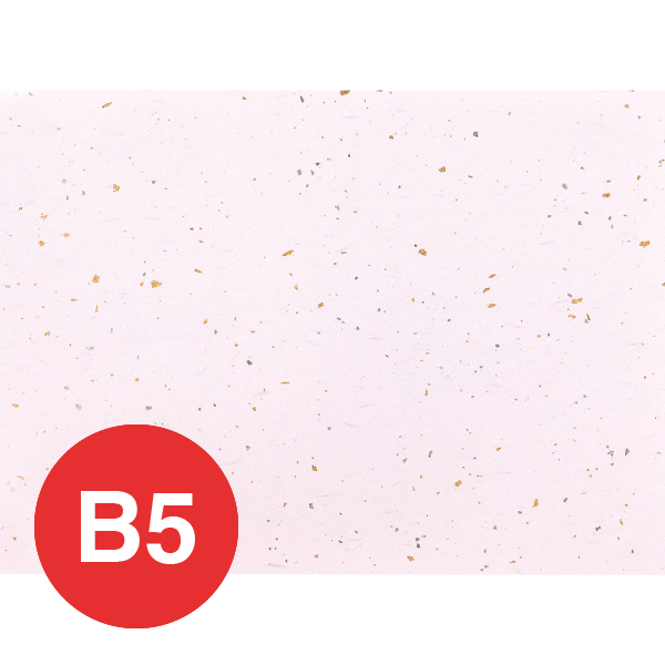 OA和紙金銀雲竜(B5) OB-51 ピンク