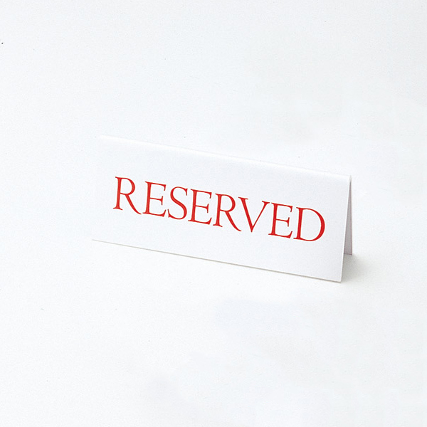 RESERVED RY-16 白/赤文字