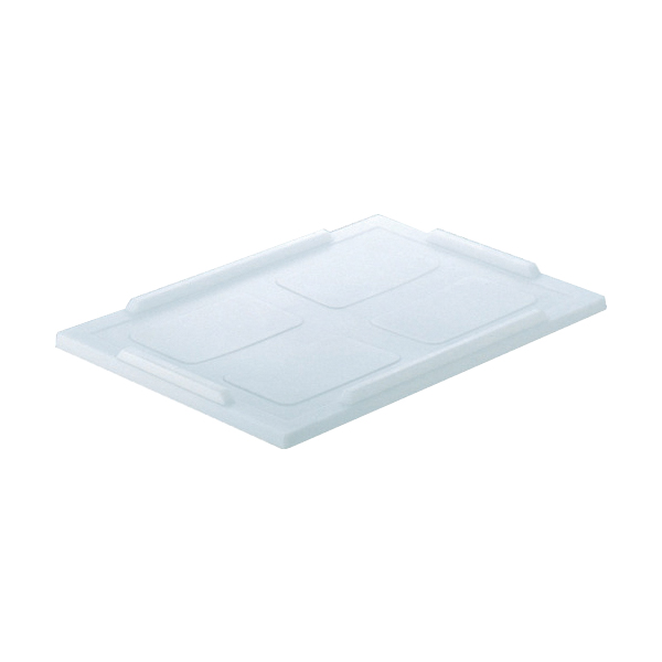 折りたたみコンテナ専用フタ 透明 CR-S50F-TM 店舗用品 バックヤード備品 輸送 収納 コンテナBOX コンパクト 大容量 50L