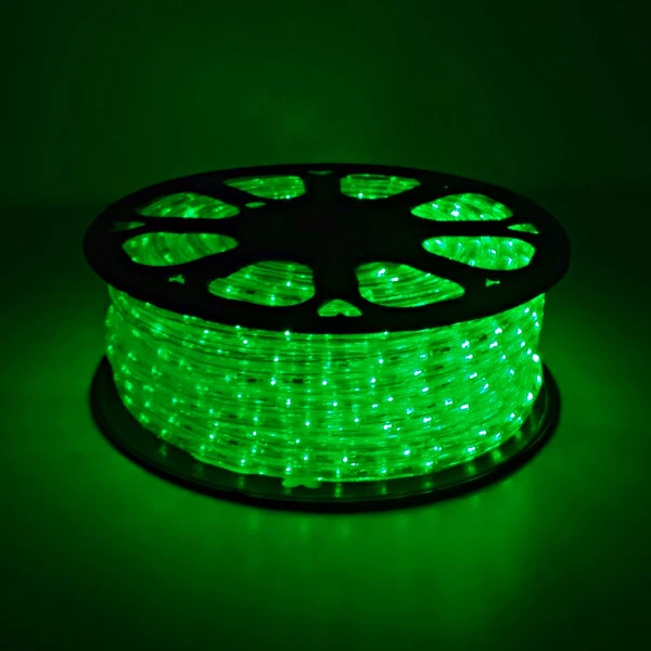 LEDロープライト 40M巻 グリーン