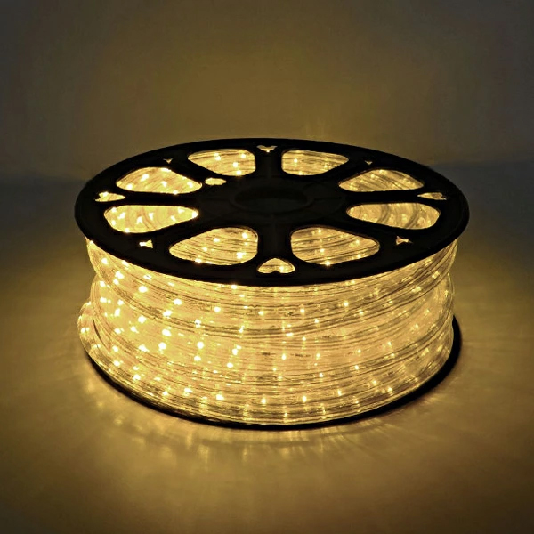 LEDロープライト 40M巻 ウォームホワイト
