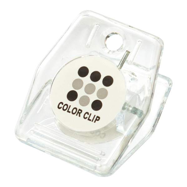 カラークリップ 50個セット シール付 透明